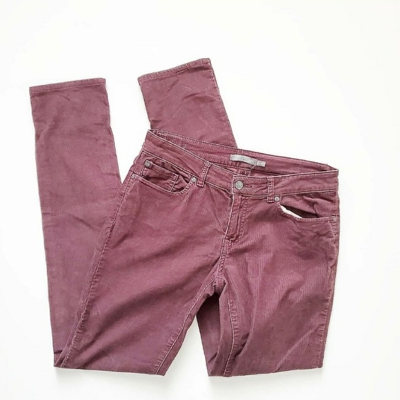 Prana Maroon Corduroy Skinny Pants - Picture 2 of 5